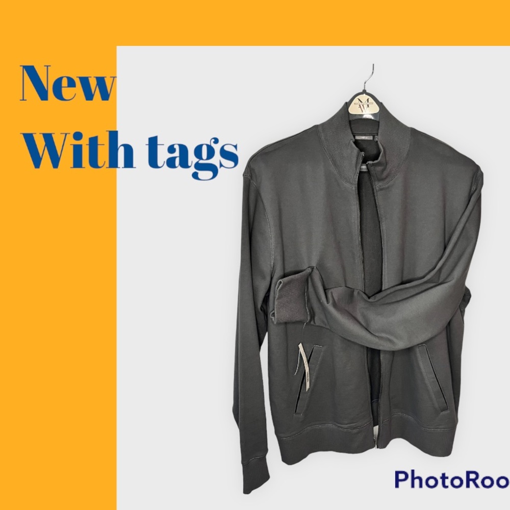 NEW WITH TAGS Men's Apt. 9® Full-Zip Jacket GREY